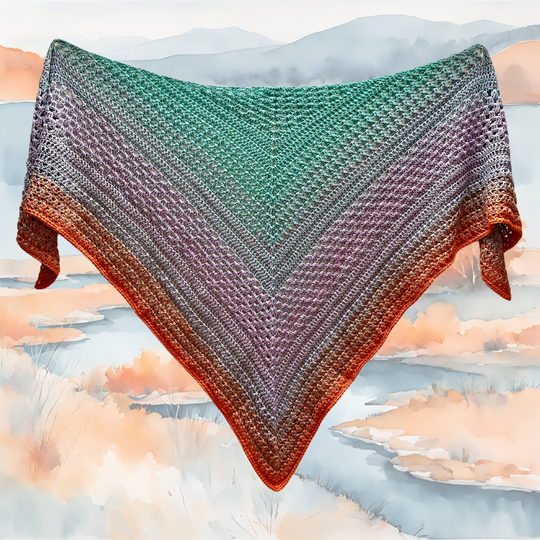 Häkelanleitung Dreieckstuch "Calor Classic"