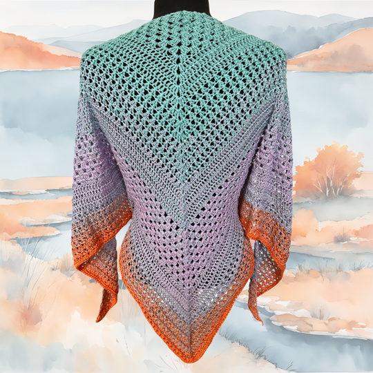 Häkelanleitung Dreieckstuch "Calor Classic"