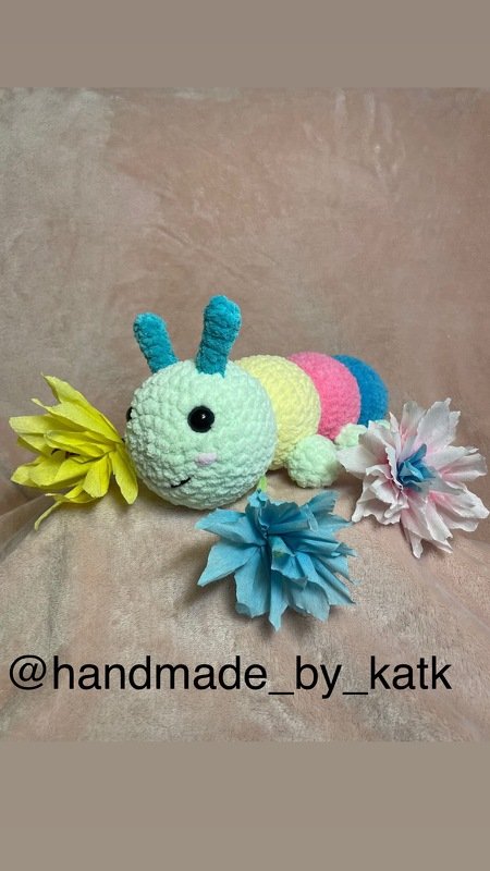 Häkelanleitung Raupe- Deutsch - Bild 7