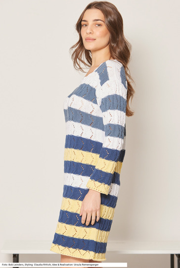 Kleid mit Ajourmuster