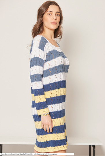 Kleid mit Ajourmuster