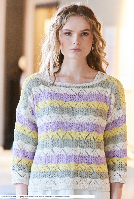 Pullover mit Ajourmuster - Bild 4