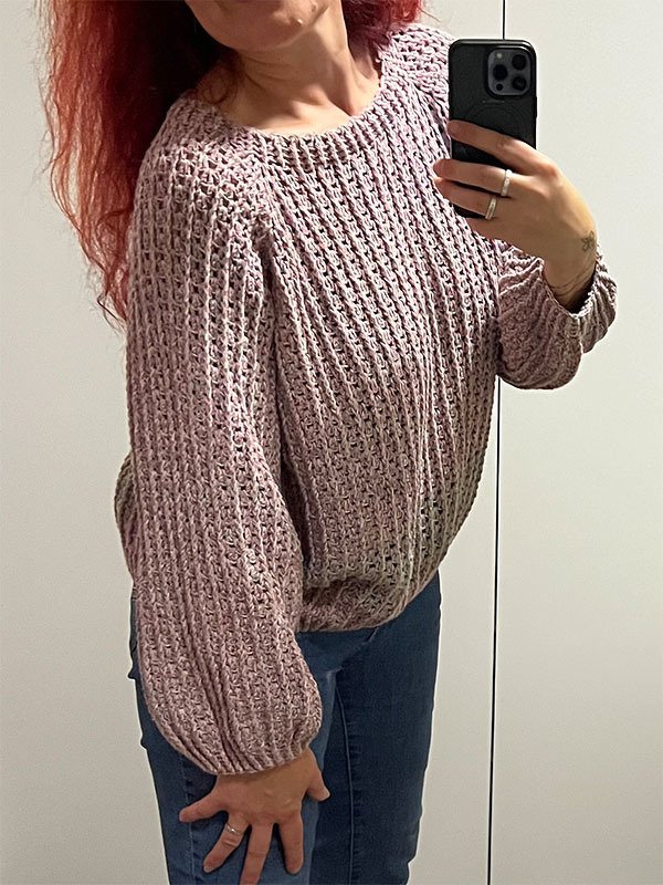 Häkelanleitung RVO Pullover Smilla