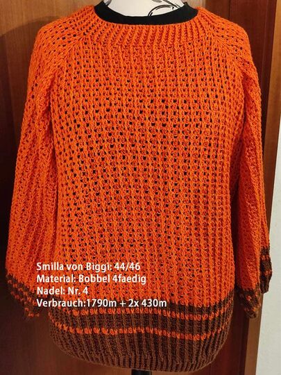 Häkelanleitung RVO Pullover Smilla