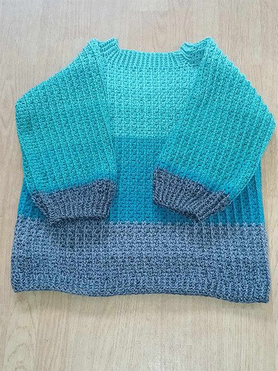 Häkelanleitung RVO Pullover Smilla