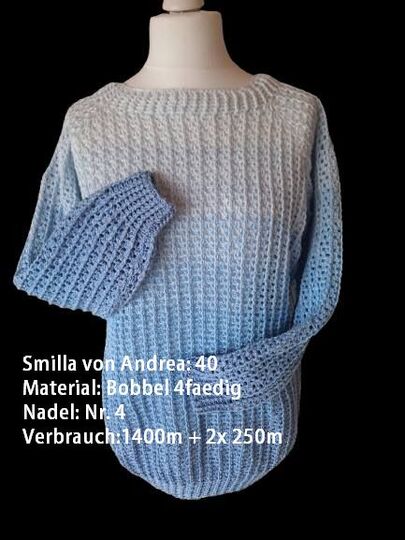 Häkelanleitung RVO Pullover Smilla