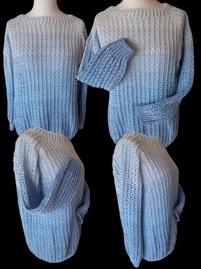 Häkelanleitung RVO Pullover Smilla