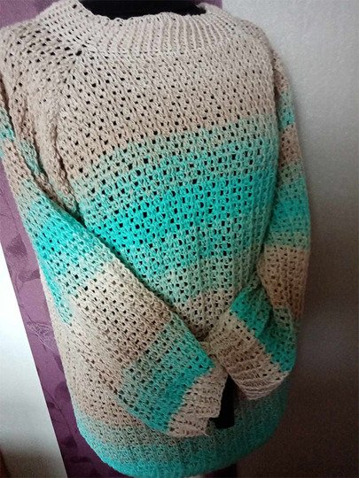 Häkelanleitung RVO Pullover Smilla