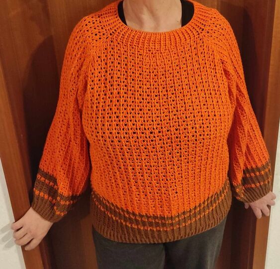 Häkelanleitung RVO Pullover Smilla