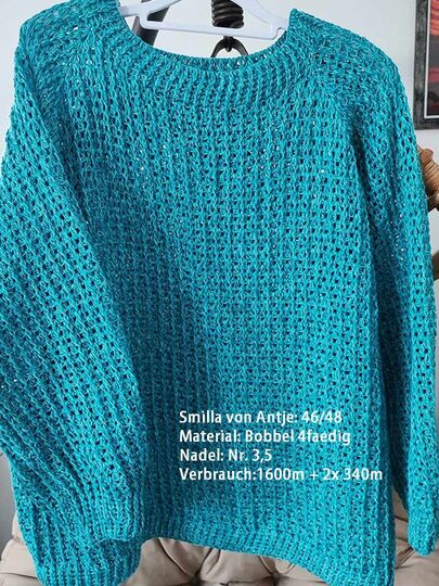 Häkelanleitung RVO Pullover Smilla