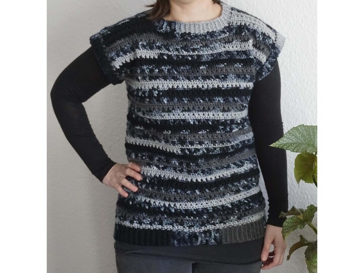 Crochet Pattern Unique Slipover...