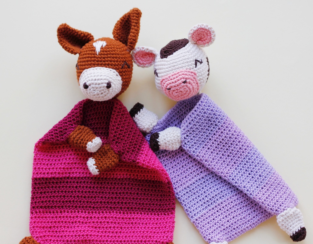Cow and Horse Baby Comforters Amigurumi Pattern Bundle For Newborns - Image 7