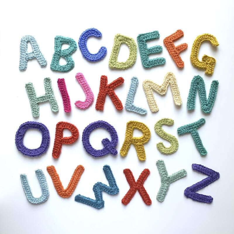 Alphabet applique