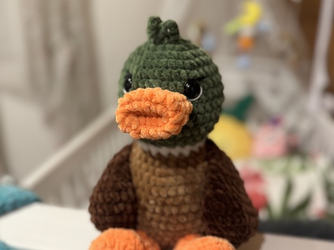 Häkelanleitung Ente- Stockente