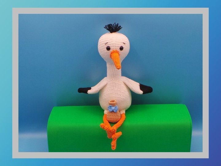 Häkelanleitung Storch Sally