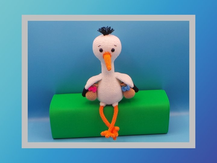 Häkelanleitung Storch Sally