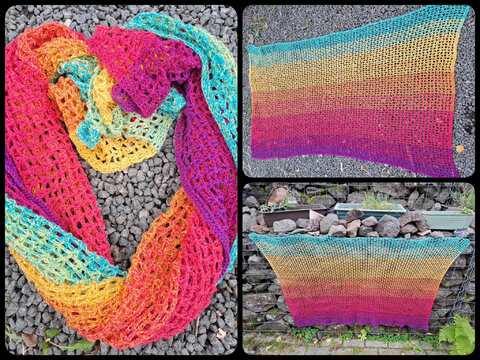 Häkelanleitung - Stola / Schal "Arioso"