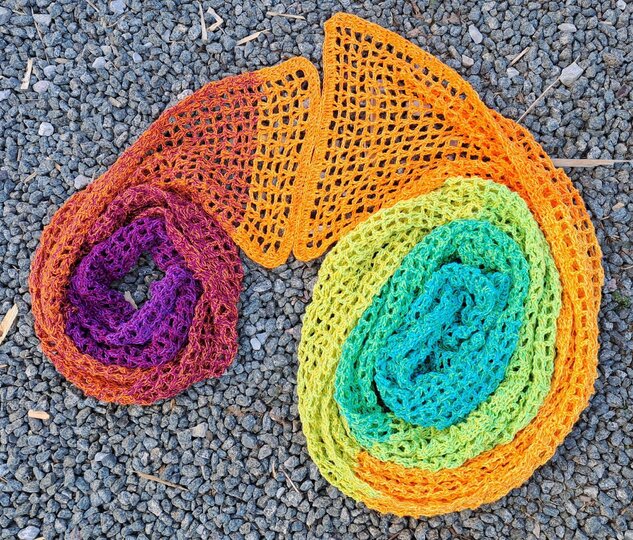 Häkelanleitung - Stola / Schal "Arioso"