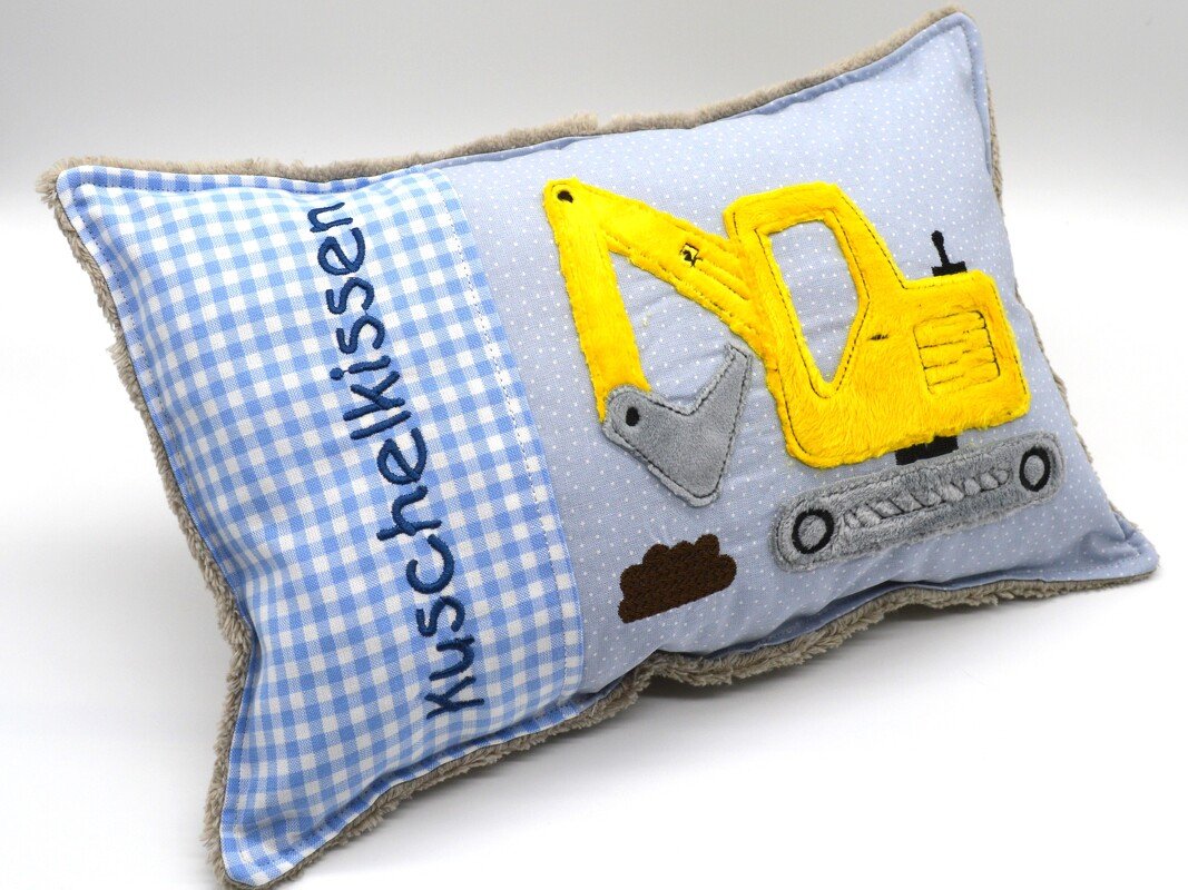 Stickdatei Bagger doodle Applikation - Bild 5