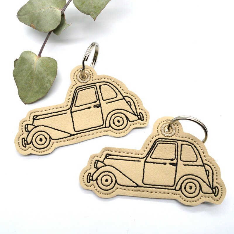 Stickdatei Auto Schlüsselanhänger ITH - Bild 2