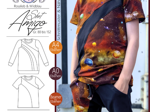 E-Book Amigo Shirt Gr. 80 bis 152