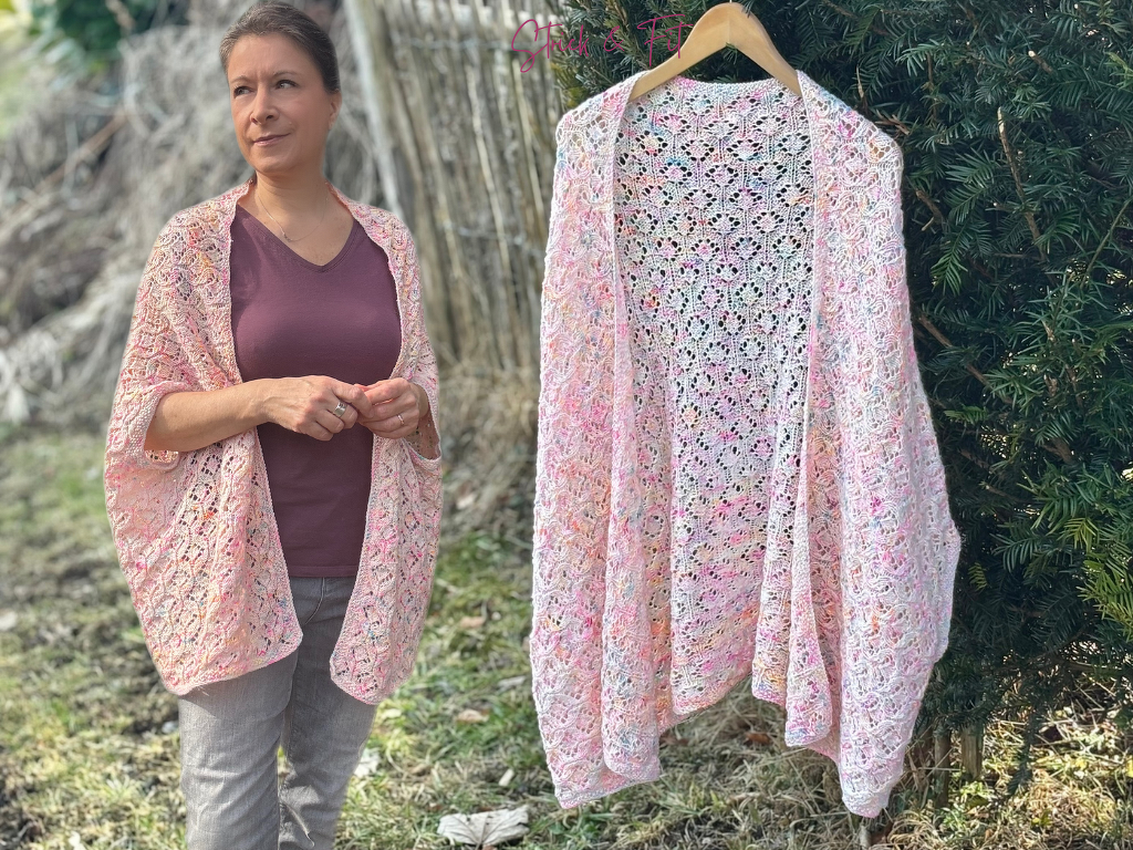 Strickanleitung | Legere Frühlings-Jacke DRÜBERWERF