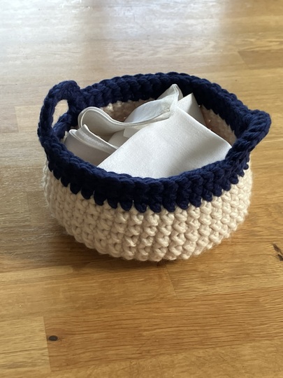 Kleine Körbe für allerlei  Zwecke - Häkelanleitung