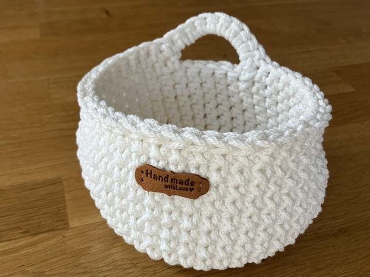 Kleine Körbe für allerlei  Zwecke - Häkelanleitung