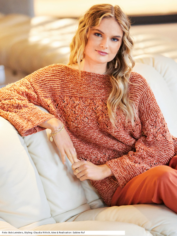 Pullover mit Ajourmuster