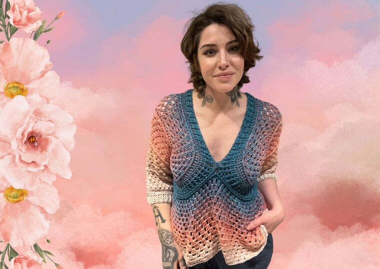 Häkelanleitung Pullover "ROCKING GRANNY"