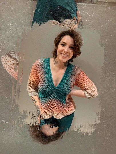 Häkelanleitung Pullover "ROCKING GRANNY"