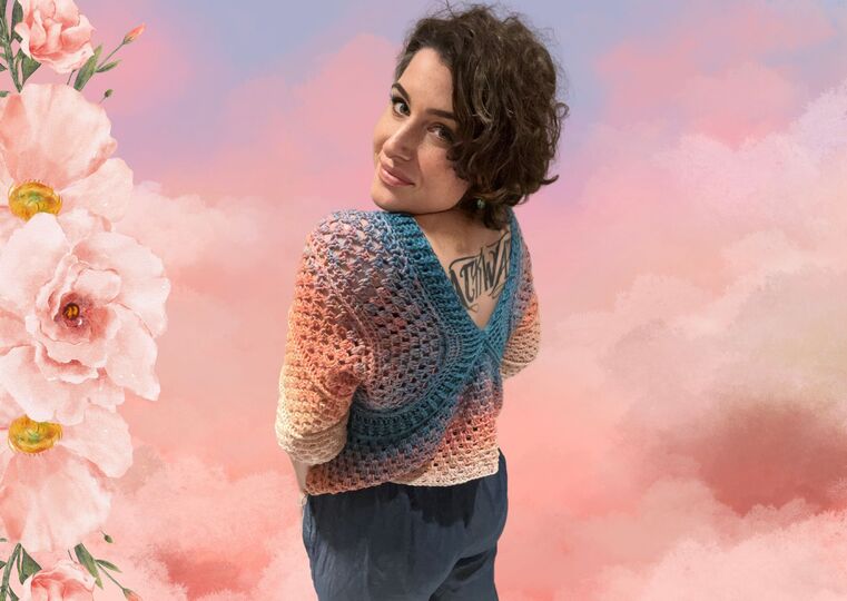 Häkelanleitung Pullover "ROCKING GRANNY"