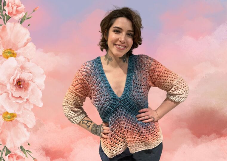 Häkelanleitung Pullover "ROCKING GRANNY"