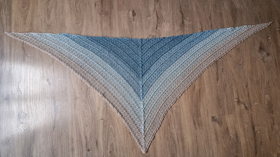 Anfänger-Häkelanleitung Dreieckstuch "Koserow"