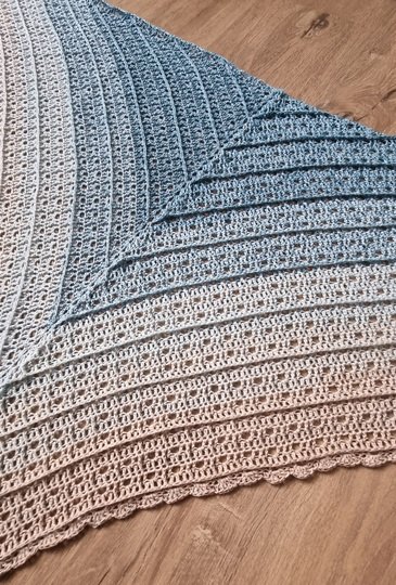 Anfänger-Häkelanleitung Dreieckstuch "Koserow"