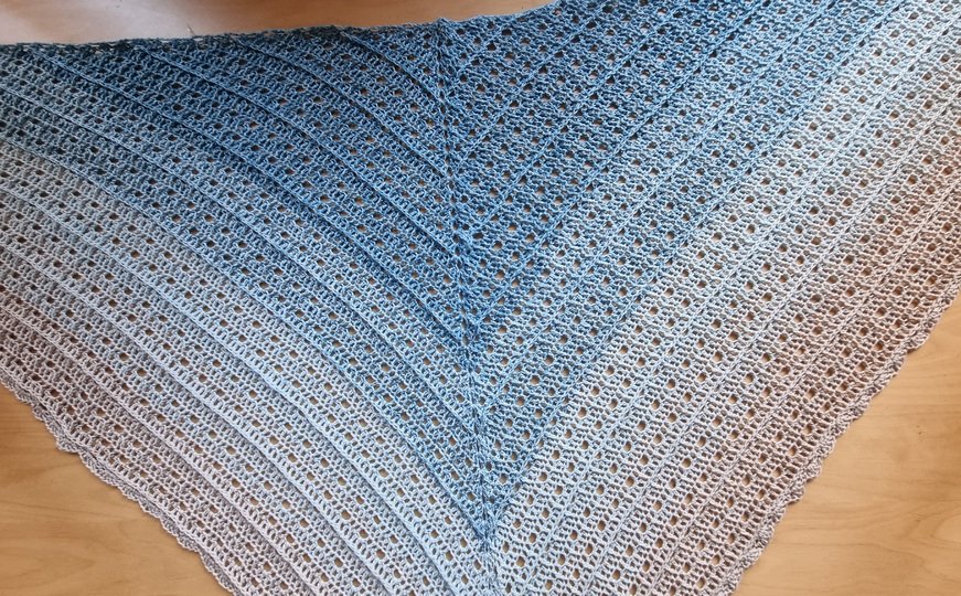 Anfänger-Häkelanleitung Dreieckstuch "Koserow"