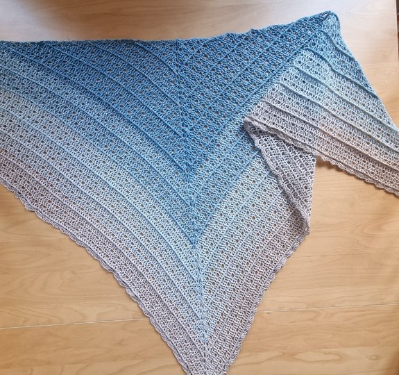 Anfänger-Häkelanleitung Dreieckstuch "Koserow"