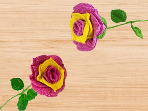 Crochet Multi-Layer Flower PDF + Video Tutorial in English Only