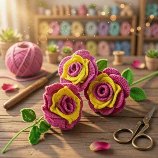 Crochet Multi-Layer Flower PDF + Video Tutorial in English Only