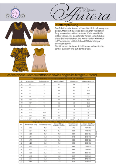 E-Book Aurora Gr. 32 bis 54