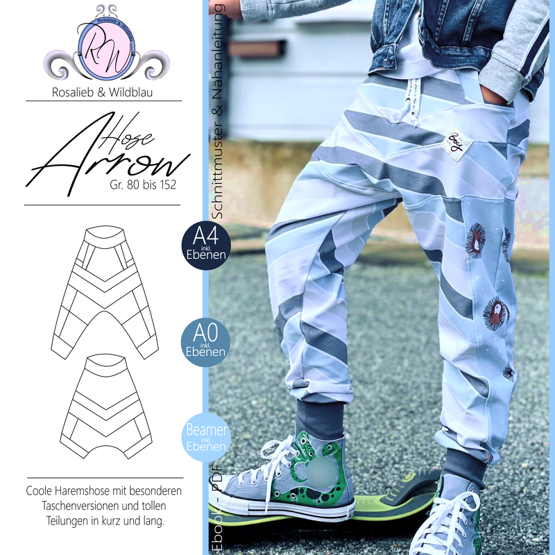 E-Book Arrow Hose Gr. 80 bis 152