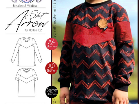 E-Book Arrow Shirt Gr. 80 bis 152