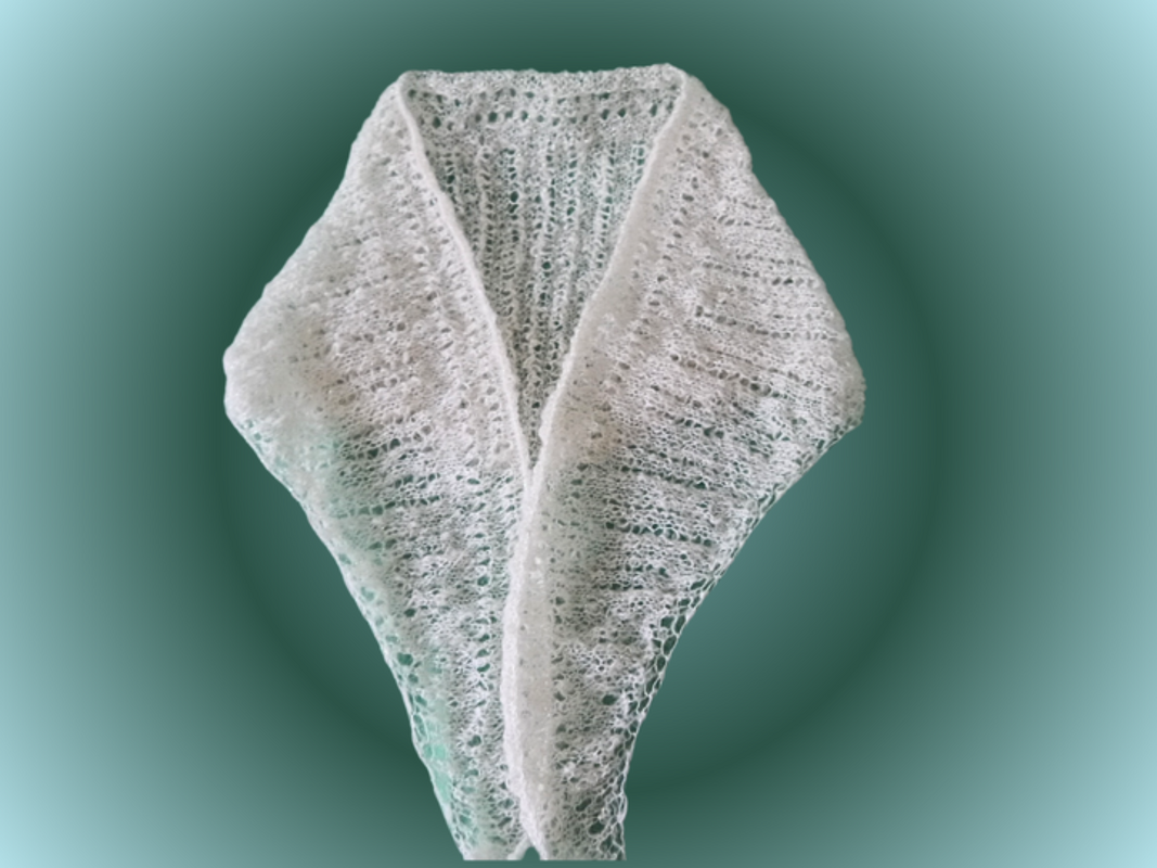 Strickanleitung für schmales Schaltuch Ussura