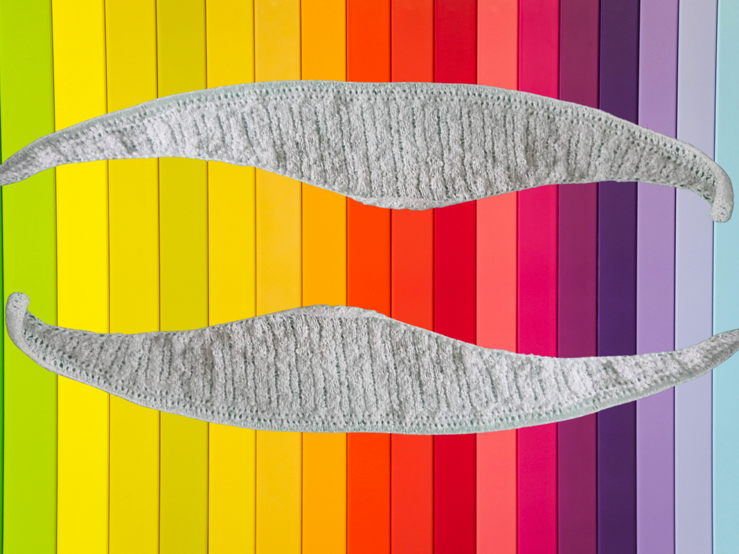 Strickanleitung für schmales Schaltuch Ussura - Bild 5