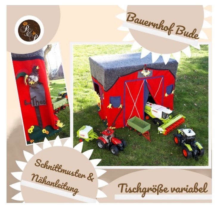 Bauernhof-Bude - E-Book mit Schnitt &amp; Nähbeschreibung