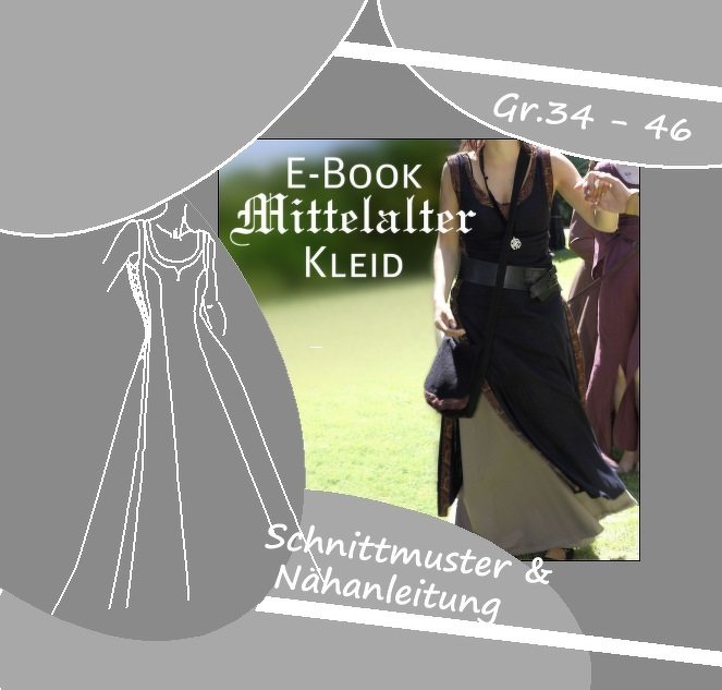 Mittelalterkleid E-Book Unter und Übergewand