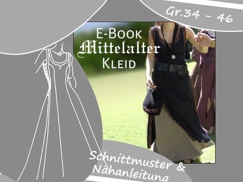 Mittelalterkleid E-Book Unter und Übergewand