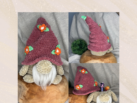 Häkelanleitung "Wichtel Plumi" zum befüllen, PDF, Digitaler Download