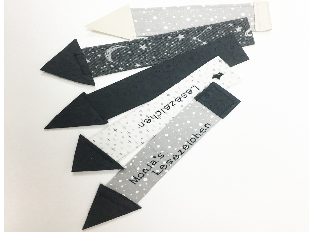 Nähanleitung: Lesezeichen nähen