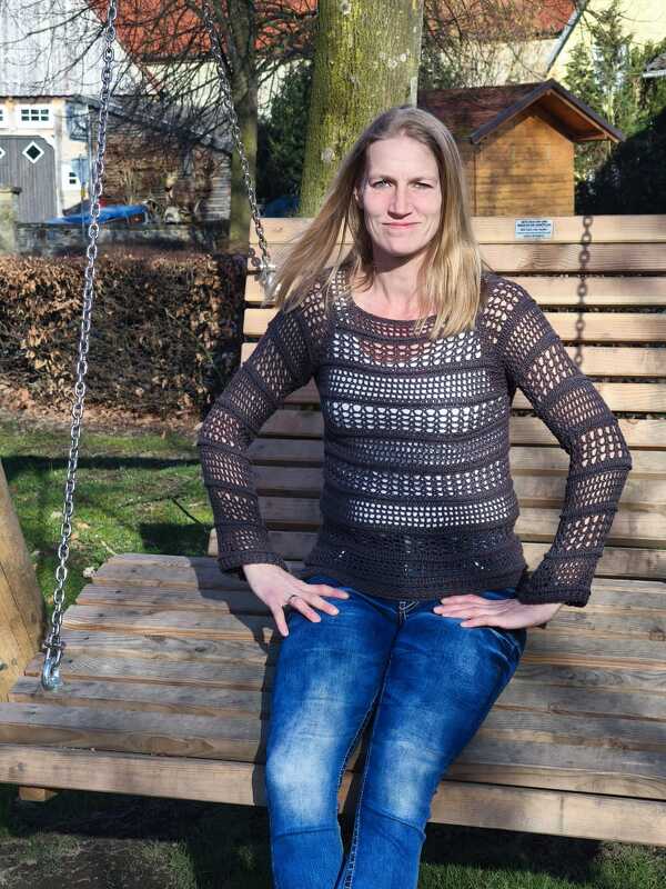 Häkelanleitung Pullover/Shirt/Mantel/Jacke Veseo